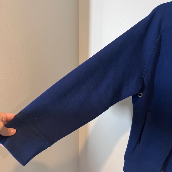 Members Only Mens Classic Fleece Full Zip Navy Vented Jacket Size XL NWOT Iconic - Picture 6 of 15